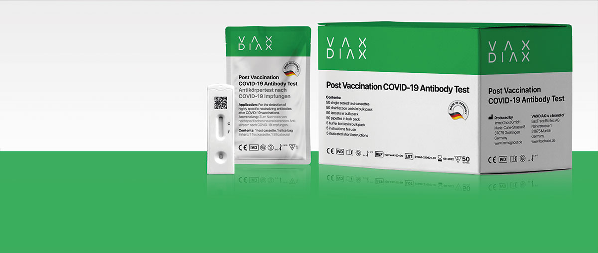 VAXDIAXAntikörpertest nach COVID-19 Impfungen» weitere Informationen